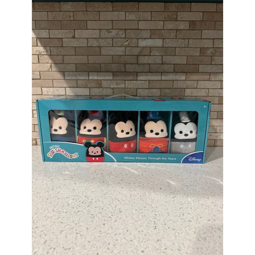 Squishmallows Disney Mickey Mouse Through The‎ Years Box Set New